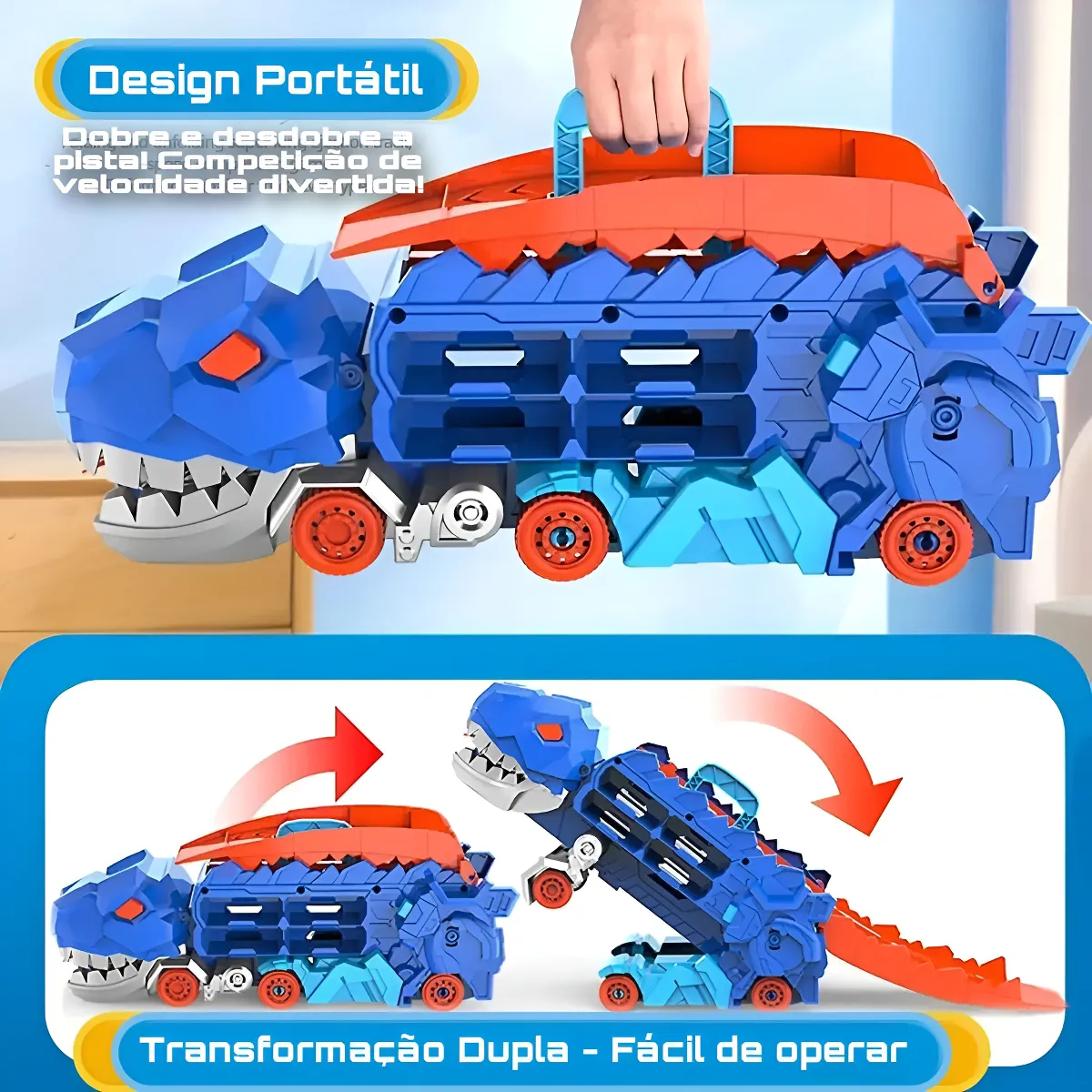 DinoTruck - Brinquedo 3 em 1